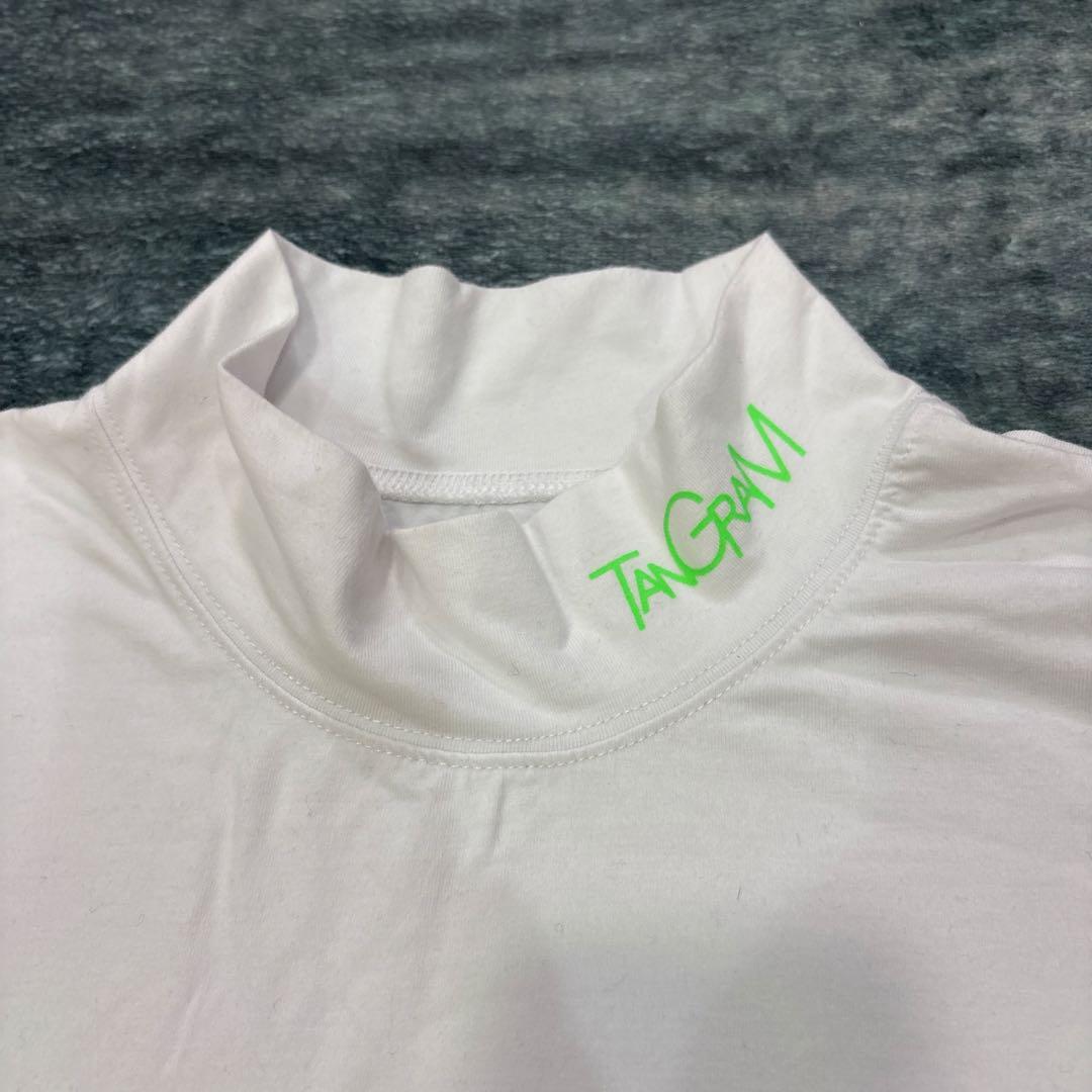 TANGRAM モックネック　バックプリントＴシャツ XL ほぼ新品