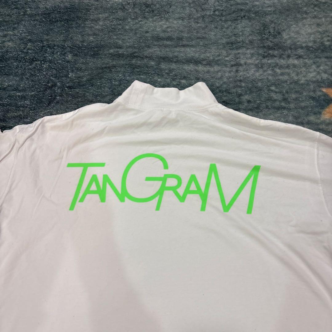 TANGRAM モックネック　バックプリントＴシャツ XL ほぼ新品