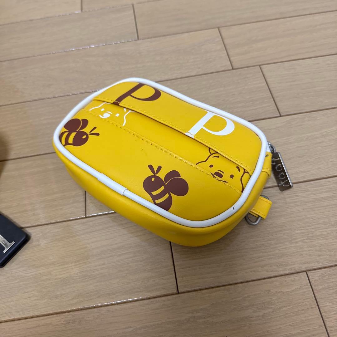 実使用1回 美品 くまのプーさん キャディーバッグ ディズニー クラブヘッド付