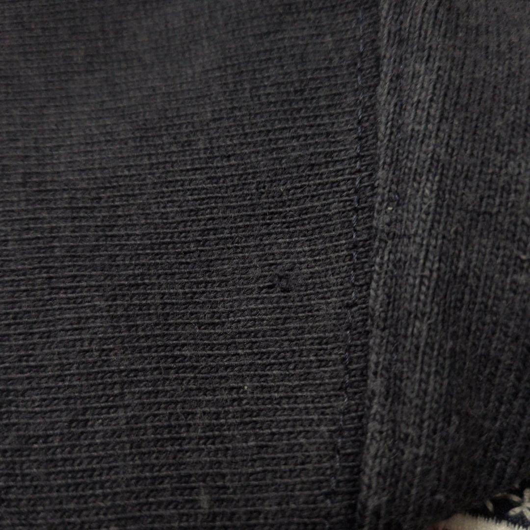 90s ポロバイラルフローレン 刺繍センターロゴ ラガーシャツ XL 紺×白