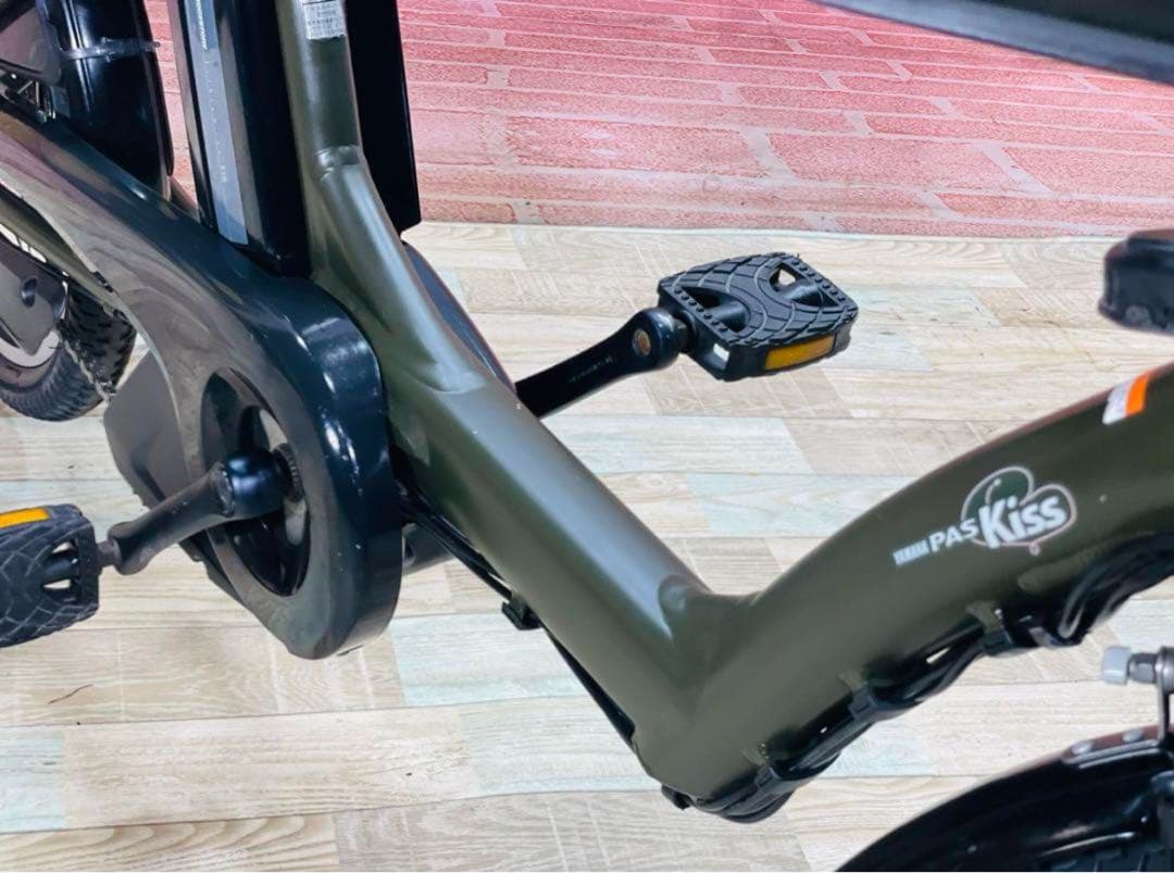 K2126 電動自転車ヤマハ子供乗せ 20インチ 8.9Ah グリーン