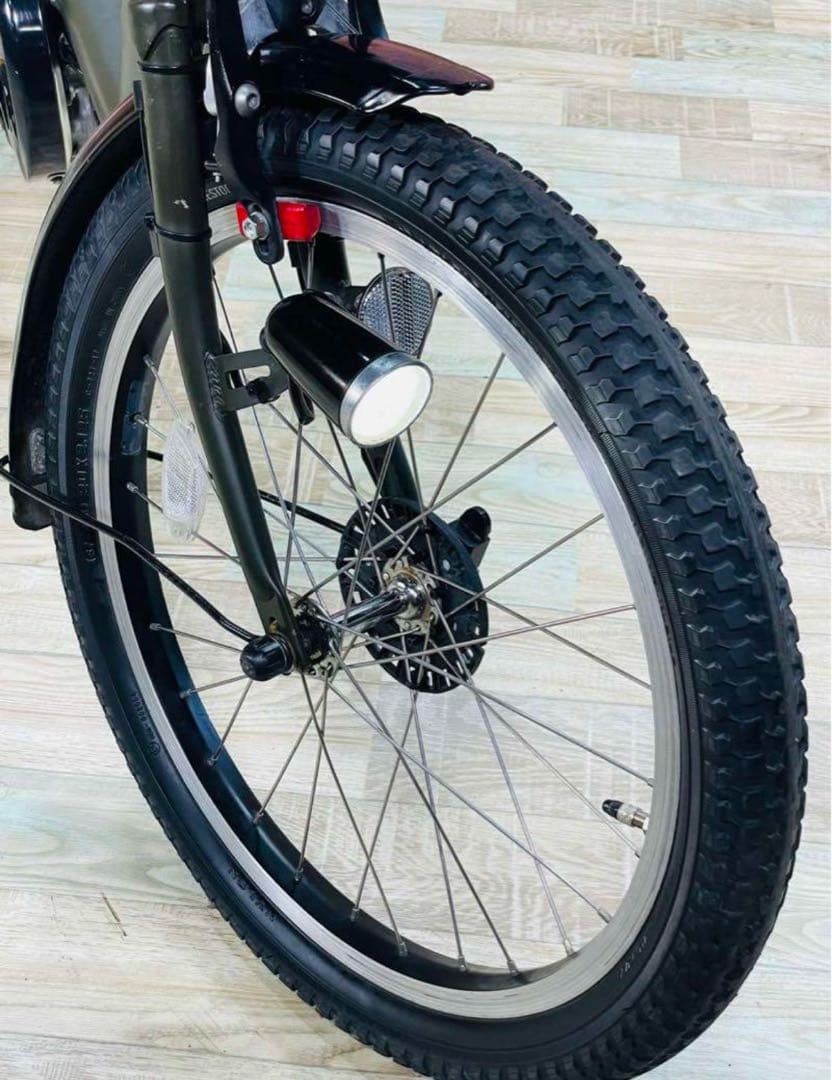 K2126 電動自転車ヤマハ子供乗せ 20インチ 8.9Ah グリーン