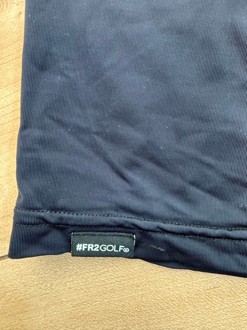 FR2 GOLF 黒 ハイネックゴルフシャツ