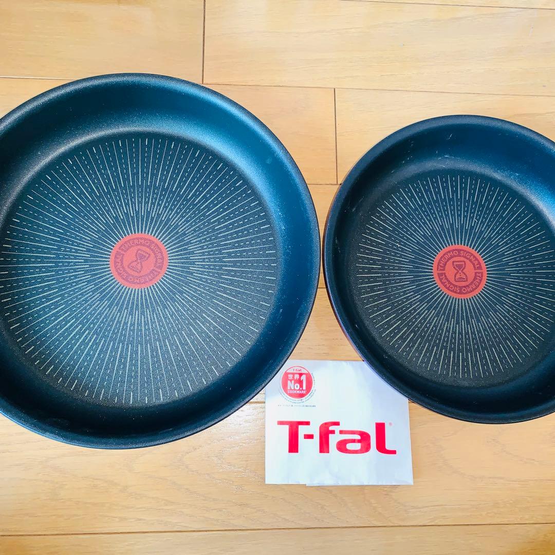 【休日特価】新品　ティファール　ルージュ　フライパン　2点　アンリミテッドIH