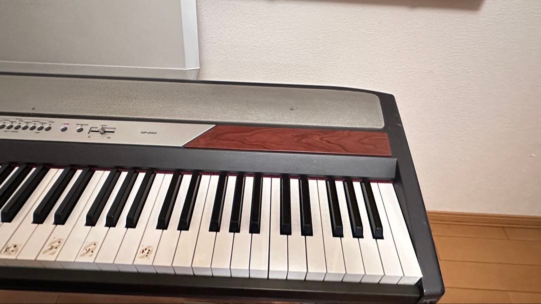 完動品 KORG SP-250 電子ピアノ 88鍵 コルグ イス付 高級 ピアノ