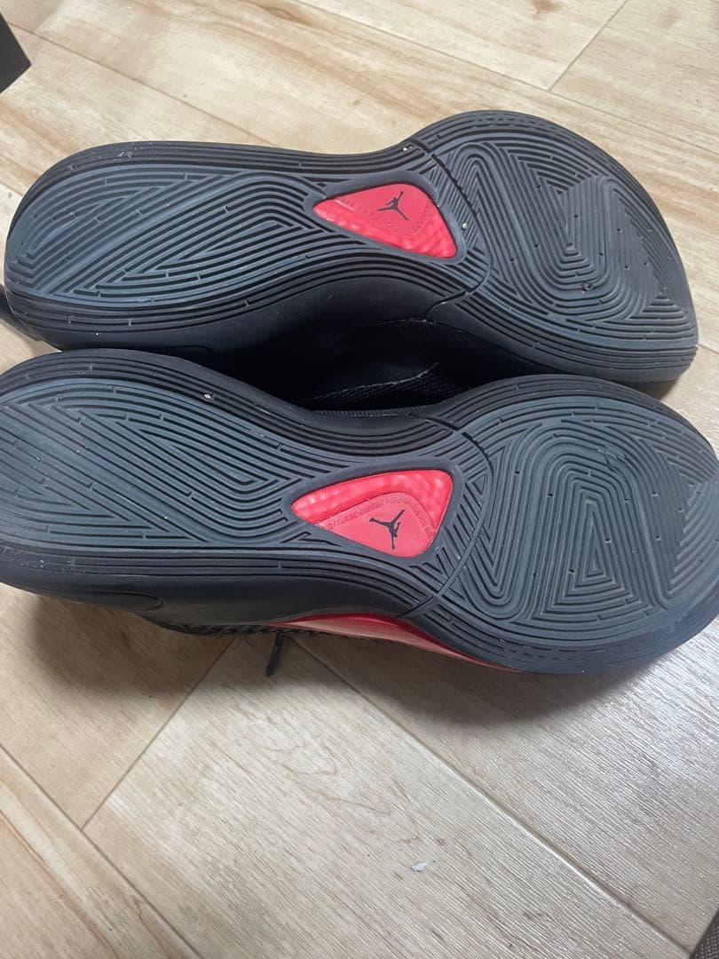 NIKE ジョーダンルカ1のレッドとブラックのセット