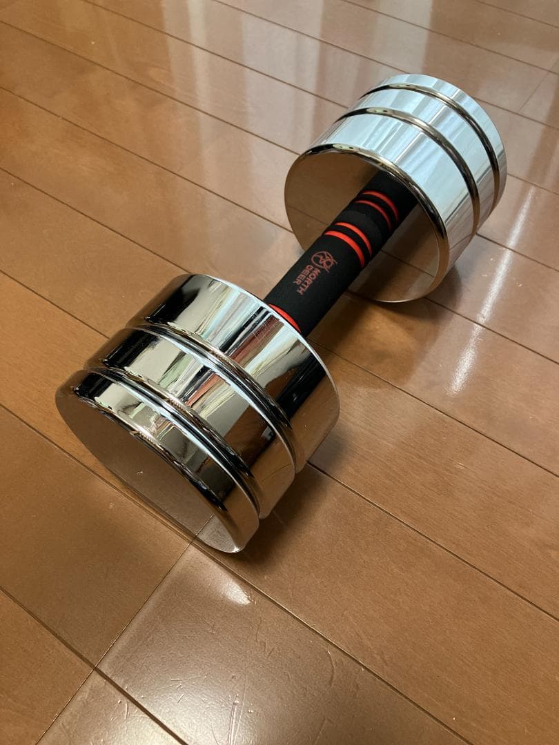 【美品】Northdeer ダンベル 可変式 15kg 鏡面仕上げ 1個 1/2