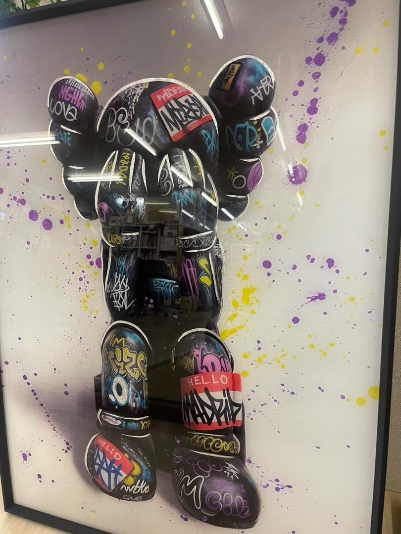 ガラスアートパネル　おしゃれ　アートフレーム　額縁　壁掛け　絵画　額絵　アート