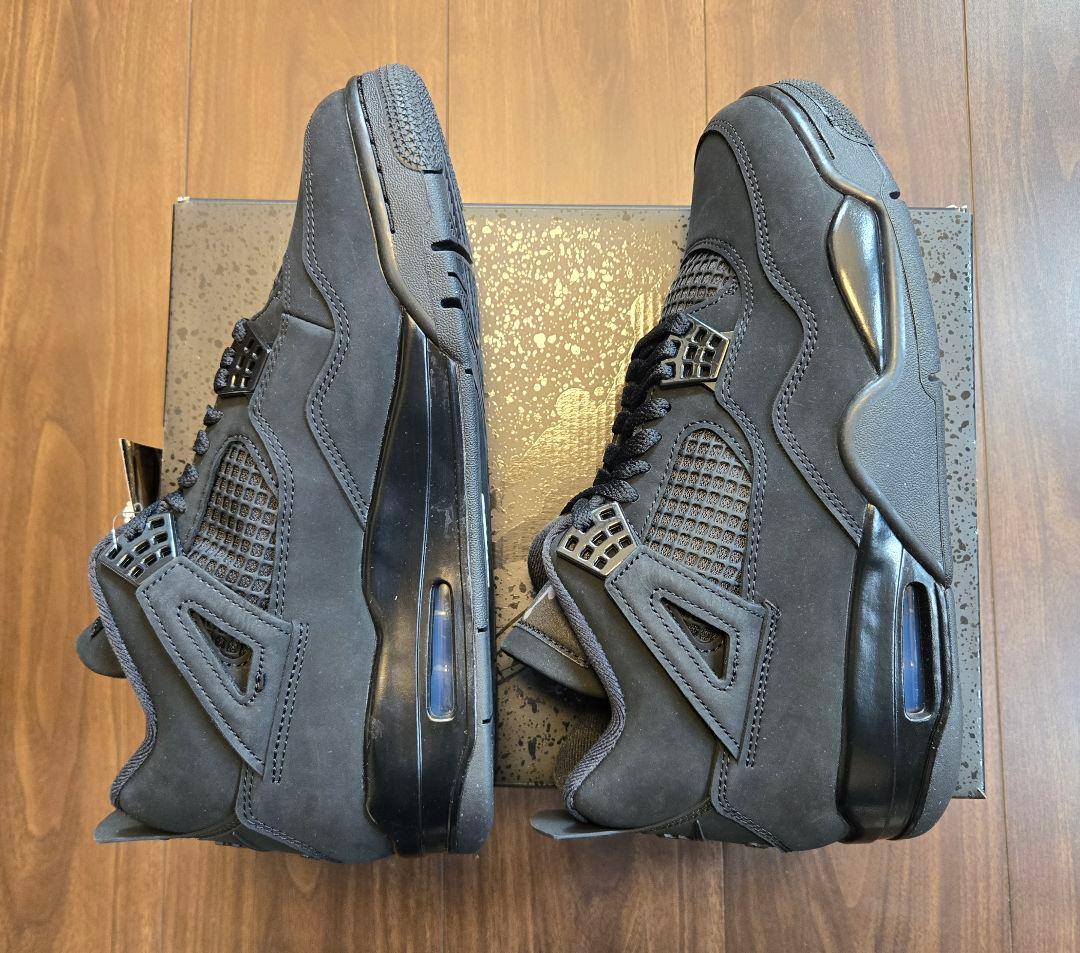 NIKE Air Jordan 4 Retro \"Black Cat\"27.5㎝