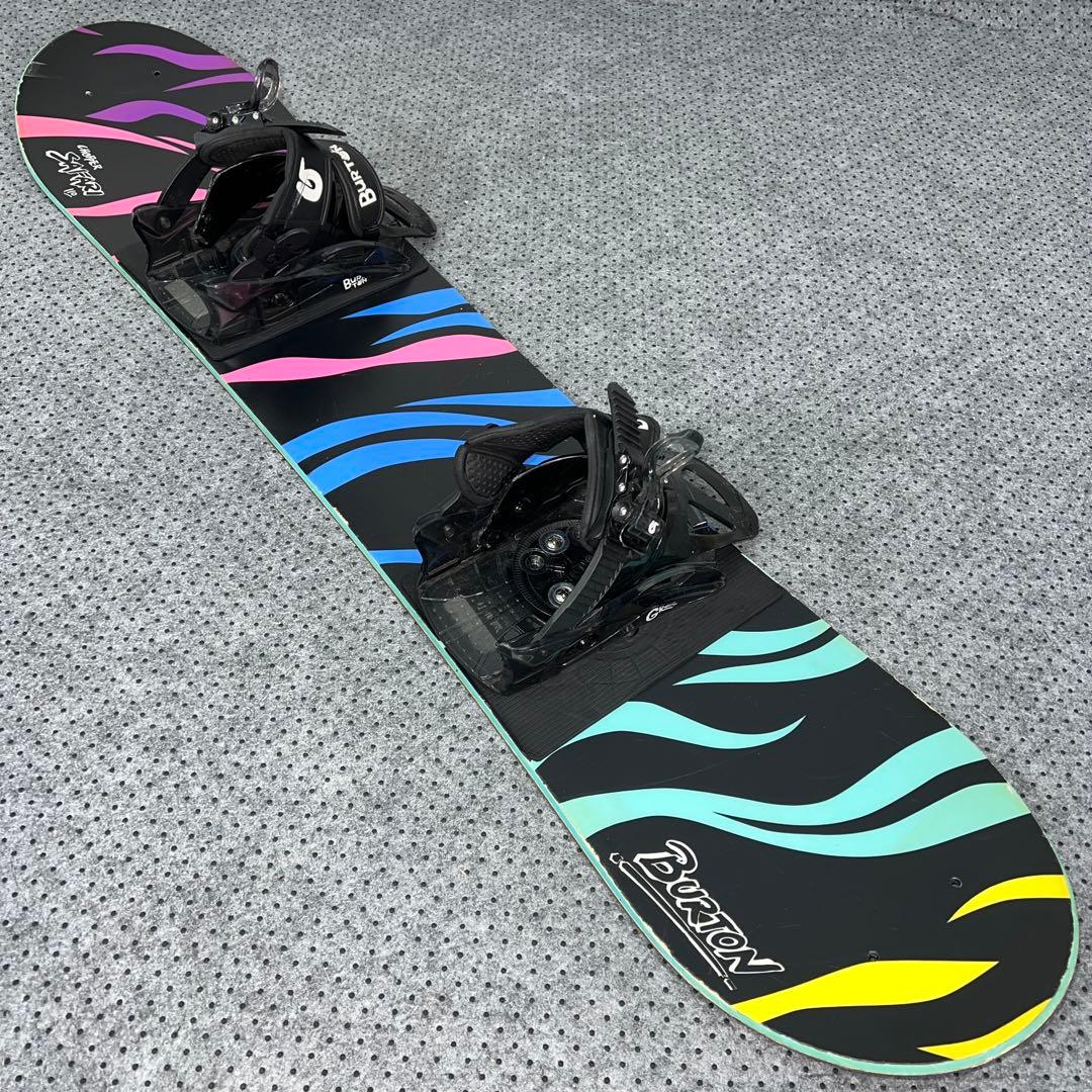 7-8回使用 キッズスノーボード BURTON 110cm×バイン×BOAブーツ