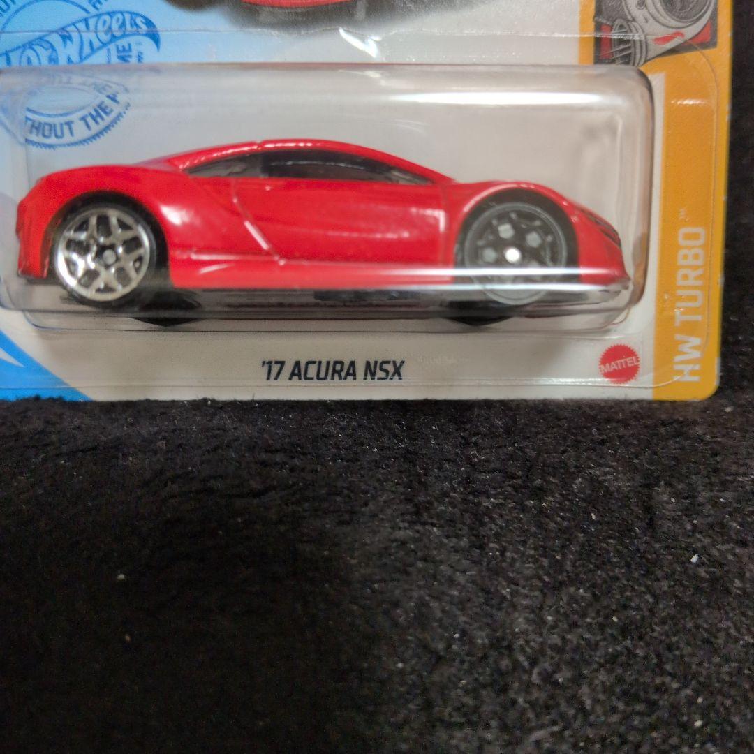 '17 Acura NSX 赤 ミニカー HW TURBO