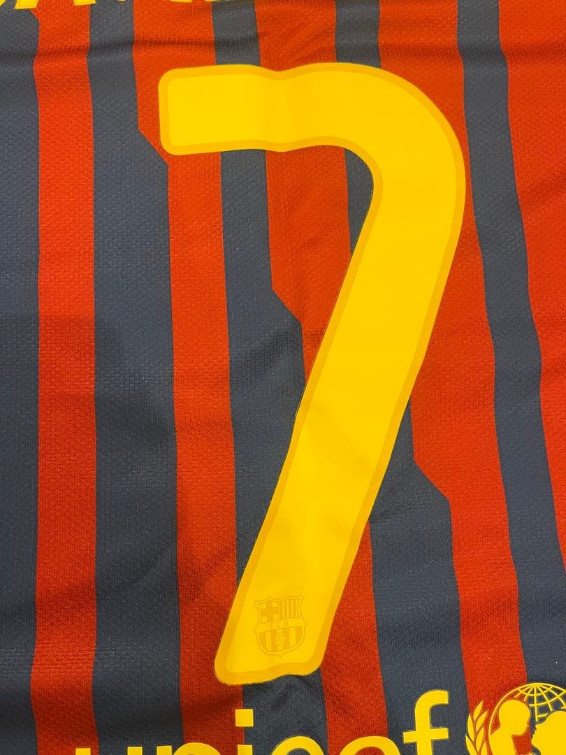 【現地購入/正規品】バルセロナ 11/12 ビジャ #7 Sサイズ（日本M相当）