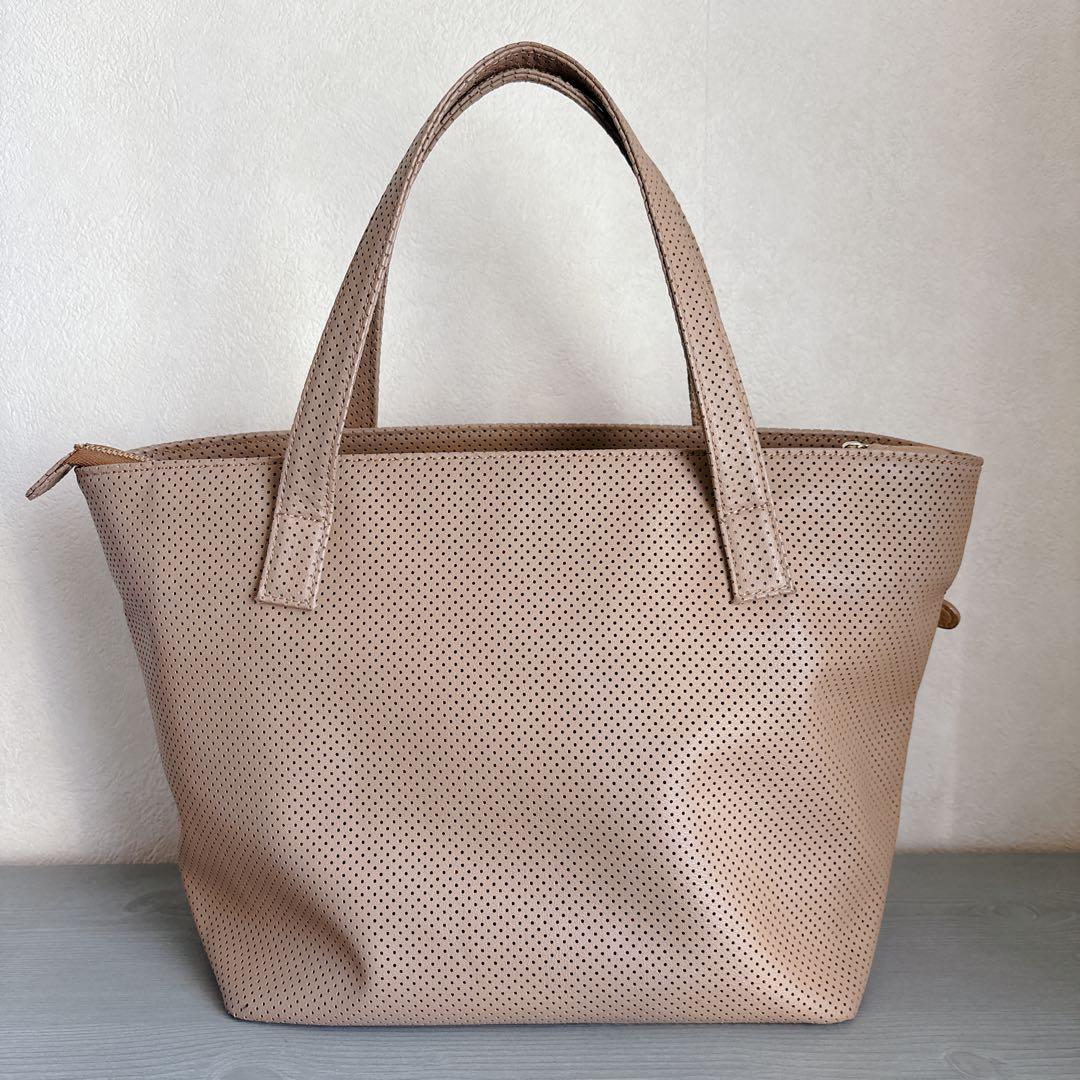 【極美品】muta MARINE パンチングデザイン トートバッグ ブラウン