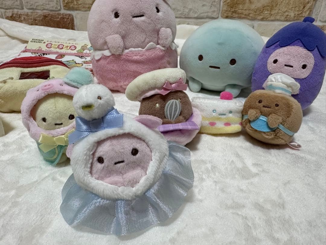 d*9様 すみっコぐらし たぴおかメイン てのりぬいぐるみお着替え付きセット