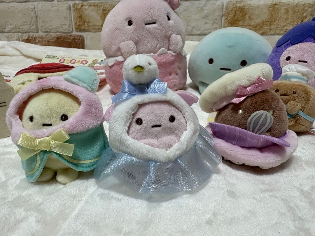d*9様 すみっコぐらし たぴおかメイン てのりぬいぐるみお着替え付きセット