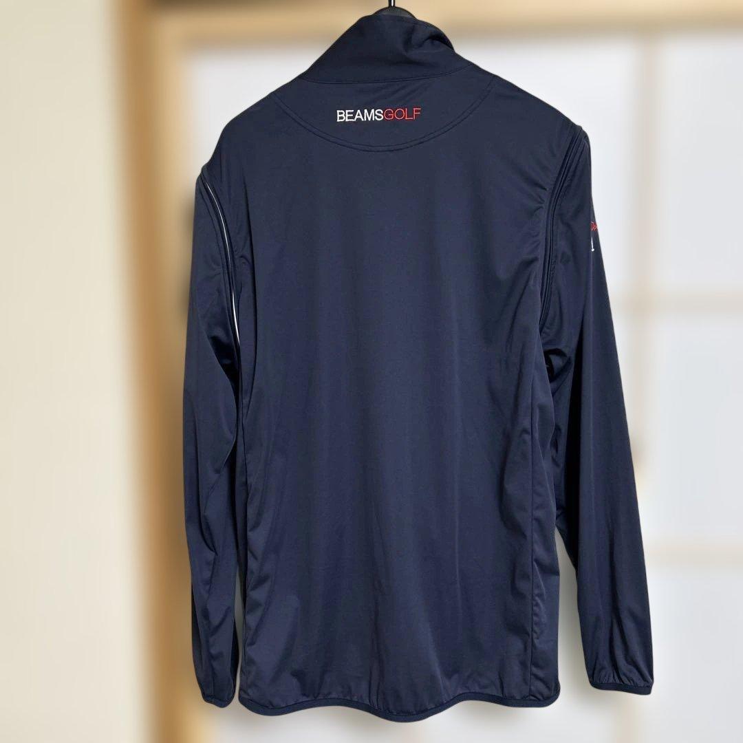ビームスゴルフジャケット（size:Ｍ　color:navy）