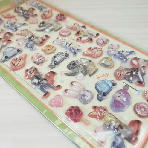 ☺️新品・未開封☺️★サンスター文具★Disney★ボンボンドロップシール★3点