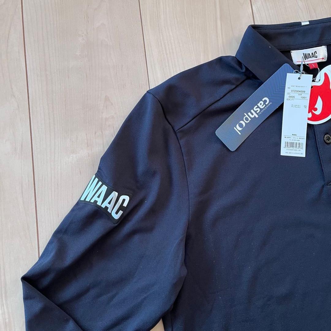 WAAC メンズシャツ ネイビー Ｓ 新品