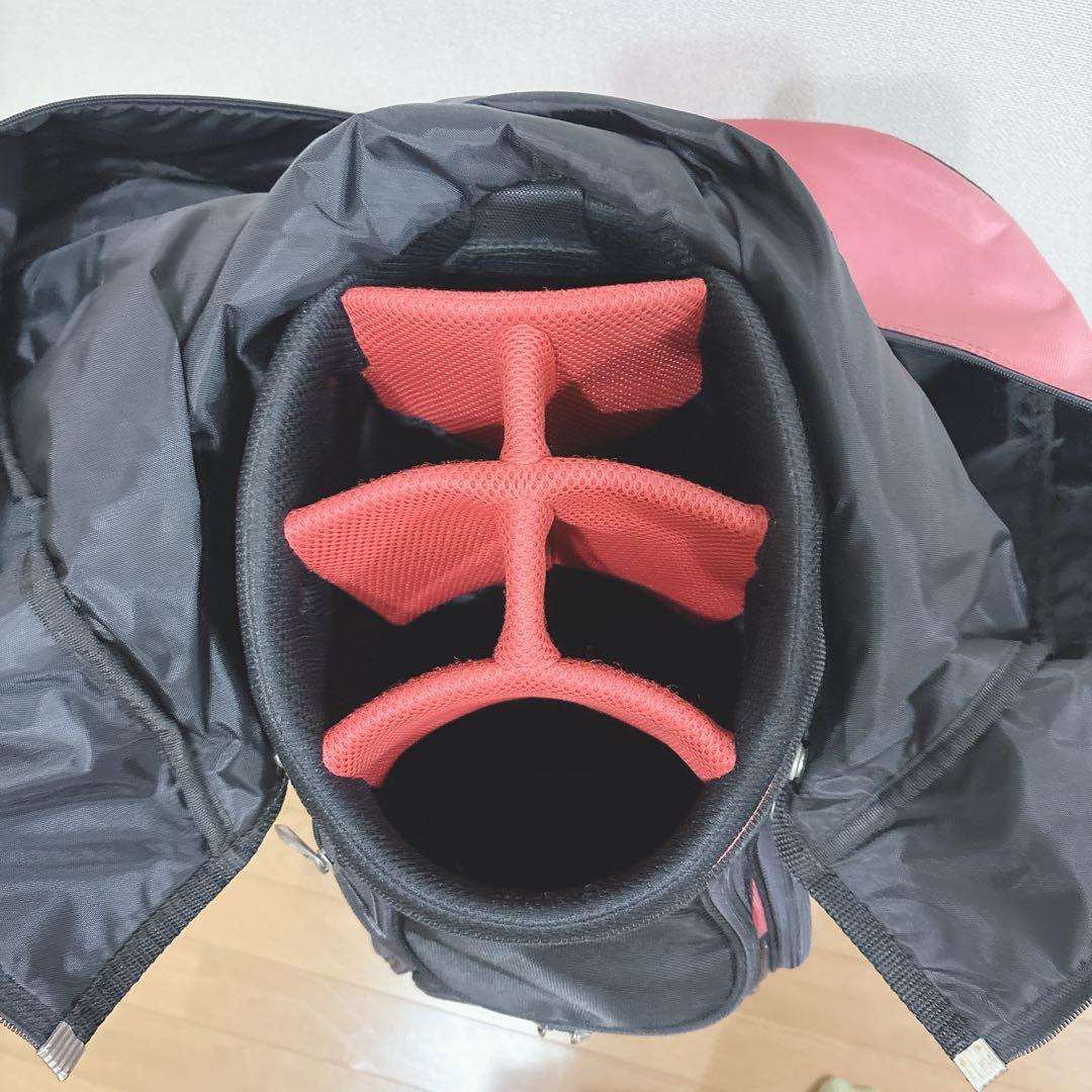 K463 TaylorMade キャディバッグ 黒赤
