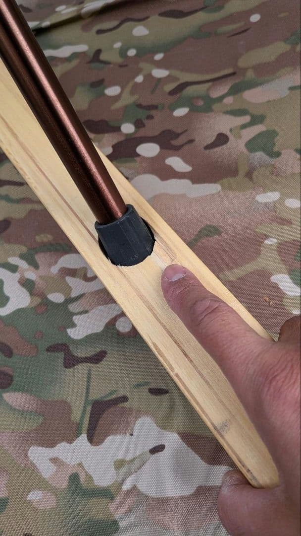 FIELD DOOR ポータブルチェア ハイバック　ロックベース付