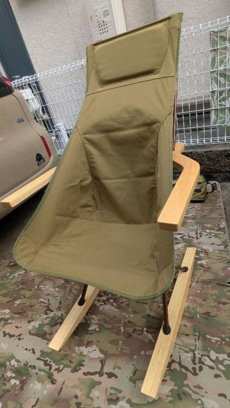 FIELD DOOR ポータブルチェア ハイバック　ロックベース付