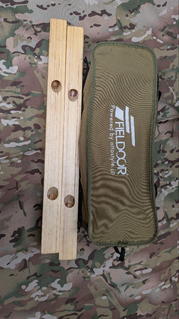 FIELD DOOR ポータブルチェア ハイバック　ロックベース付