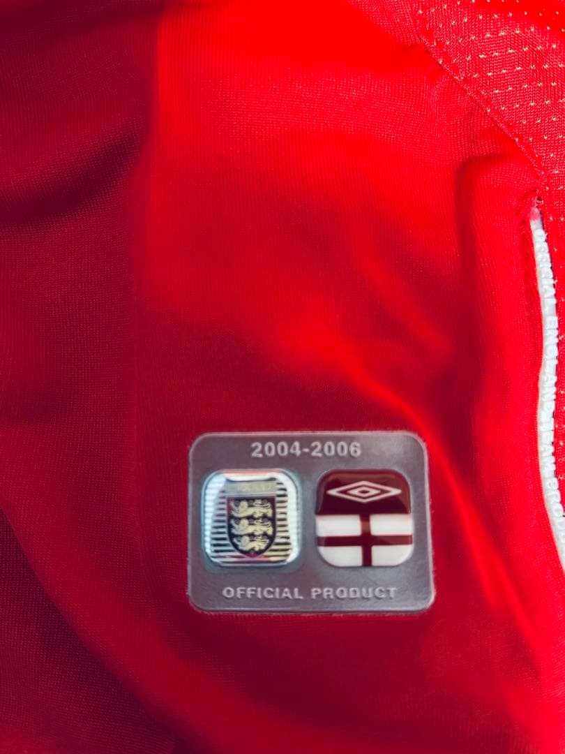 【新品タグ付】イングランド代表 Umbro 2004-2006 ユニフォームL