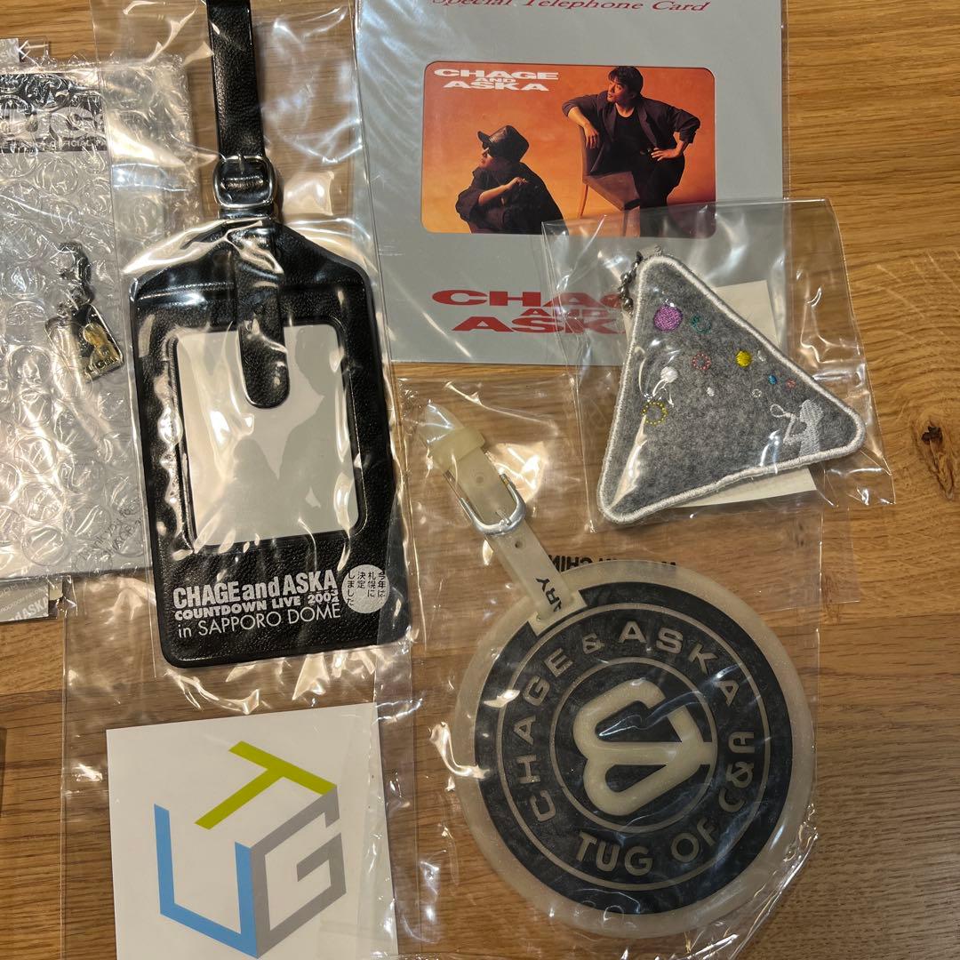 CHAGE&ASKAチャゲアス チャゲ&飛鳥 グッズ　ピンバッジ　ドッグタグ