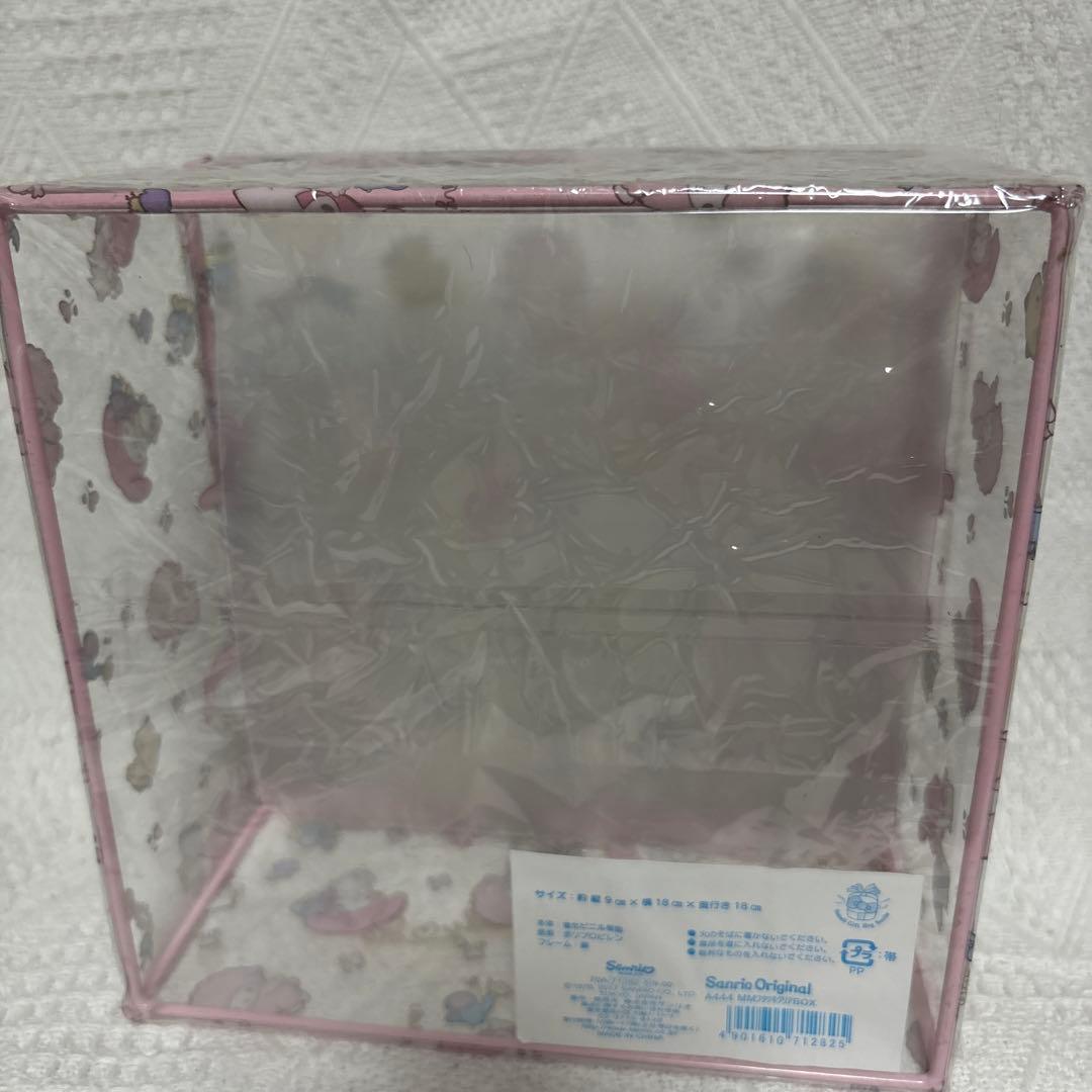 サンリオ　マイメロ　マイスウィートピアノ 蓋つき　クリアボックス