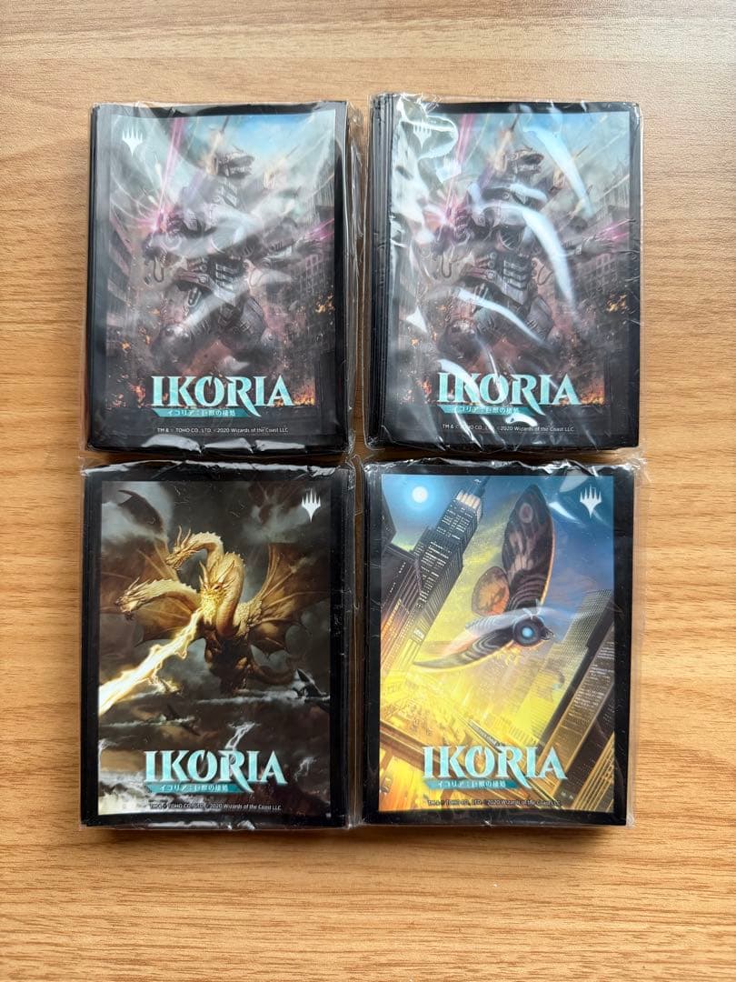 Magic The Gathering イコリア 東宝怪獣 スリーブ 4点