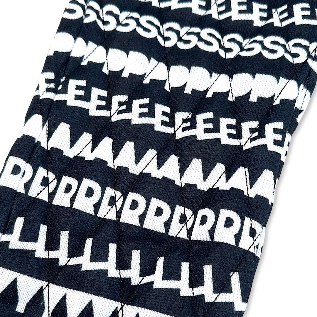 662 パーリーゲイツ定価36,300円ロゴボーダー柄 キルティングパンツ4 M
