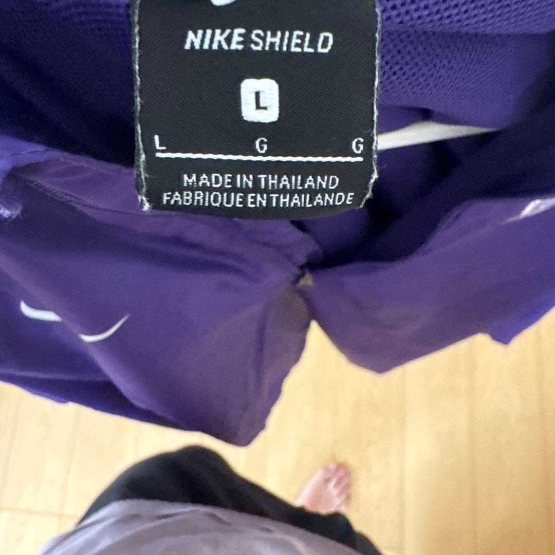 Nike Shield パープル ウィンドブレーカー Lサイズ Mazda