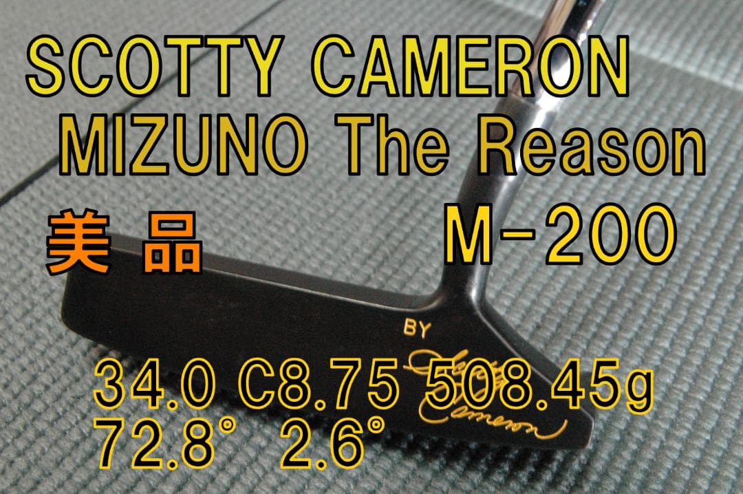 クラブ SCOTTY CAMERON Mizuno The Reason M-200