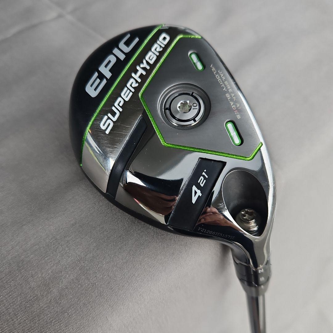 美品　EPIC SUPER HYBRID 4番 21度　純正ディアマナ55S