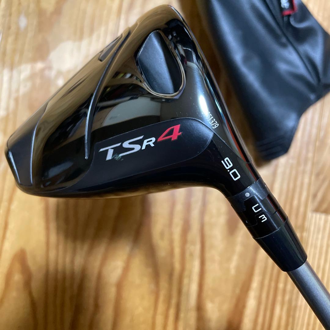 美品　タイトリスト　TSR4 ドライバー　9° 純正シャフト