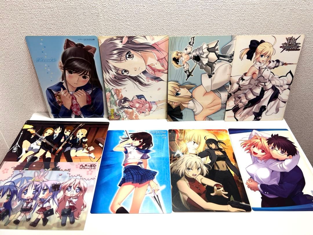 d*7様 アニメグッズ大量まとめ　非売品　下敷き　クリアファイル他　約200点以