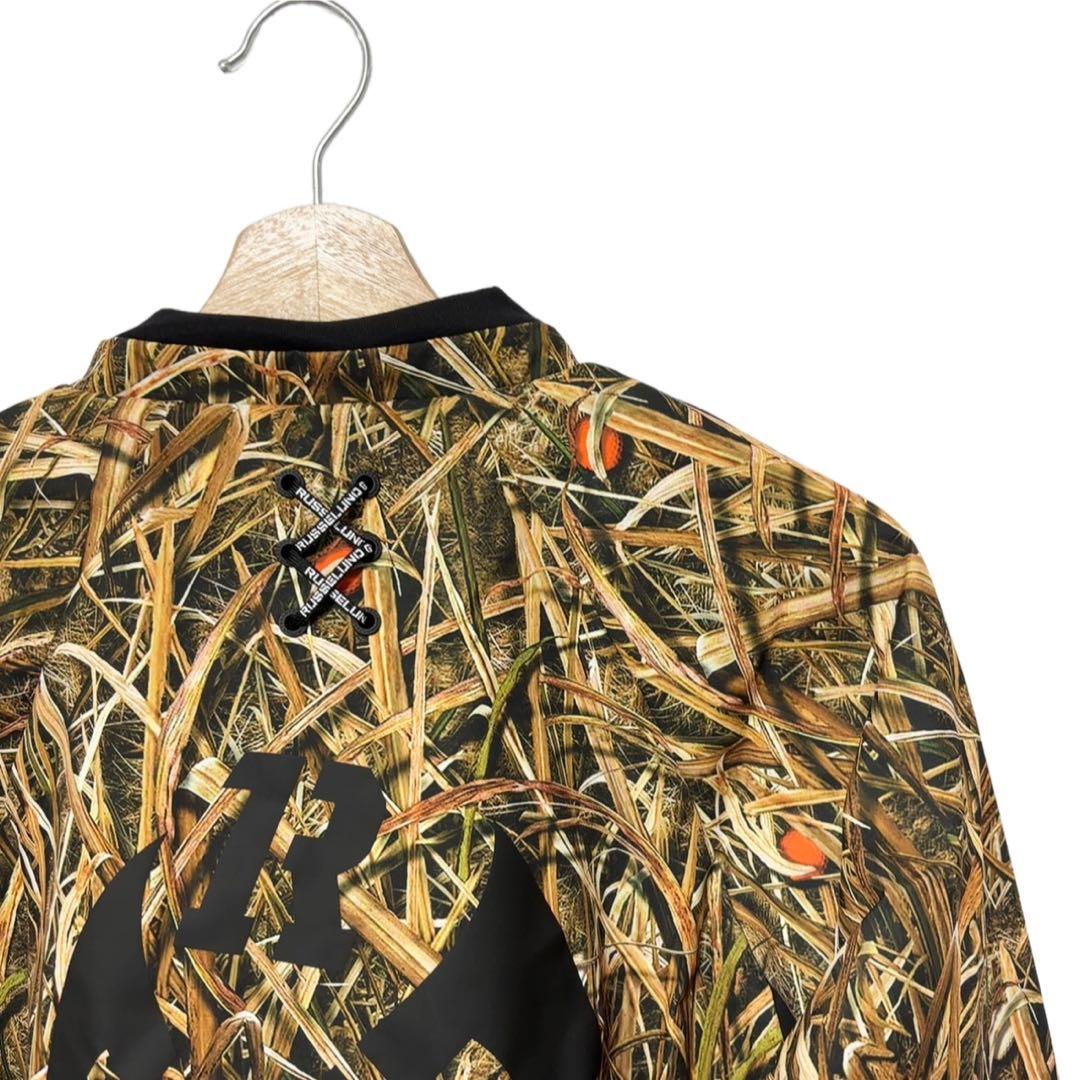 新品 ラッセルノ ゴルフ コンバット ポケット ジャケット カモ 2XL 7