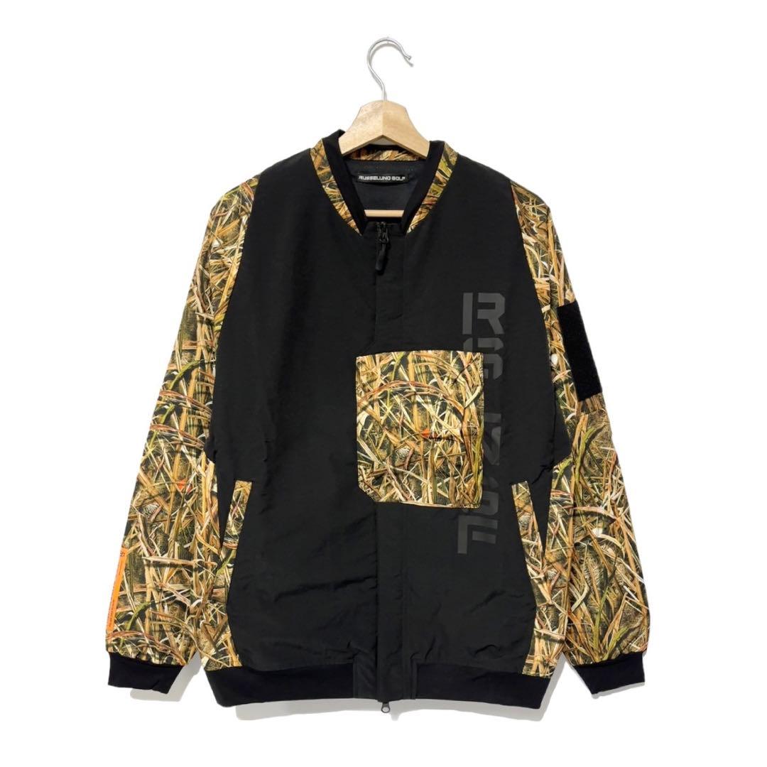 新品 ラッセルノ ゴルフ コンバット ポケット ジャケット カモ 2XL 7