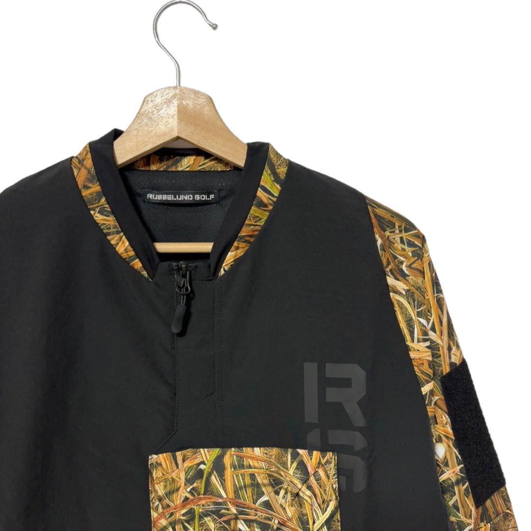 新品 ラッセルノ ゴルフ コンバット ポケット ジャケット カモ 2XL 7