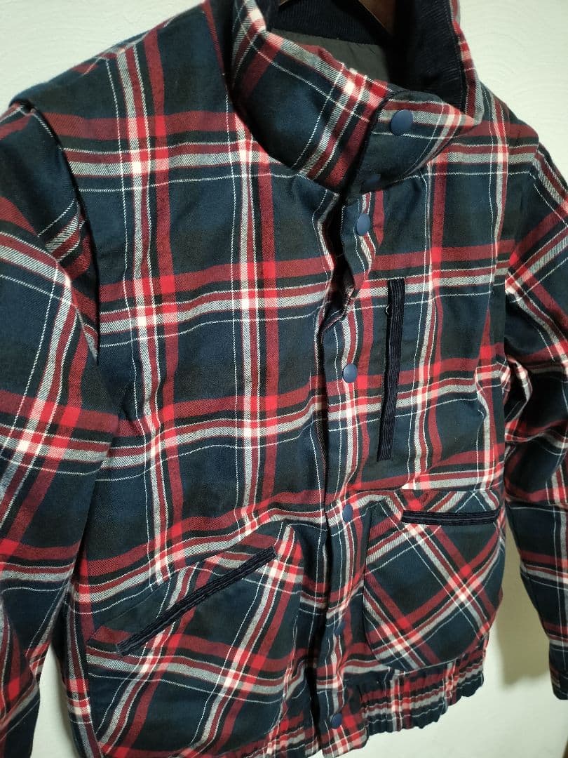 BEAMS GOLF チェックダウンブルゾン ビームスゴルフ
