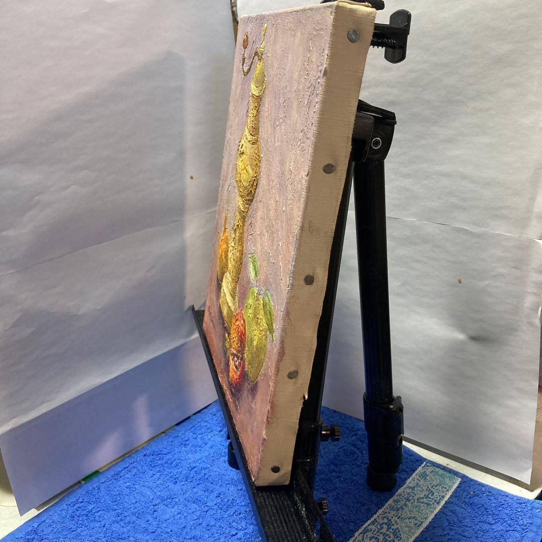 【3万円内で楽しむ本物絵画】二科会原良次先生の小さな静物画（F3号）