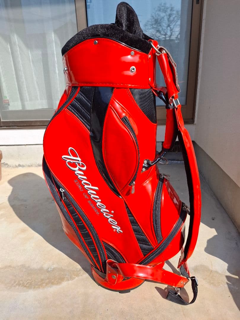 Budweiser ゴルフバッグ レッド