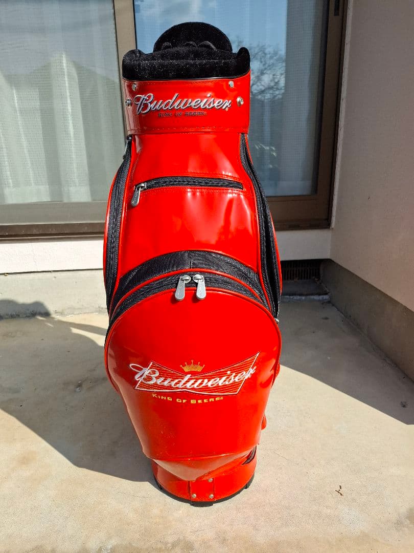 Budweiser ゴルフバッグ レッド