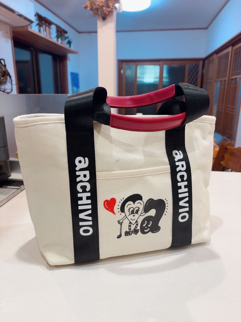 アルチビオ Chocomoo コラボ トートバッグ キャンバス カートバッグ