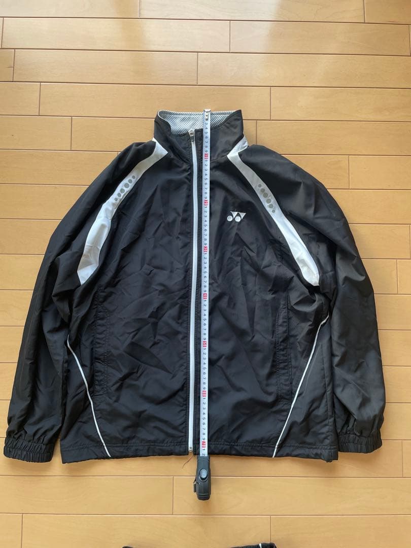 YONEX ヨネックス　裏地付ウィンドブレーカー上下セット　黒ブラック　Mサイズ