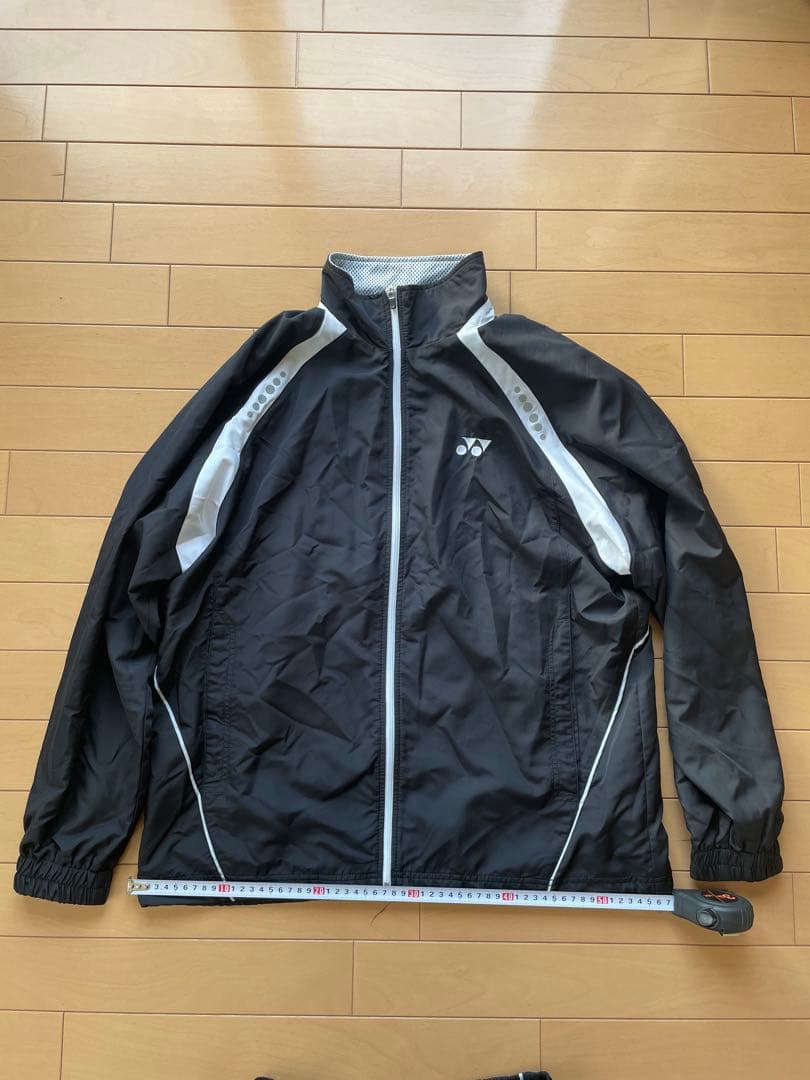 YONEX ヨネックス　裏地付ウィンドブレーカー上下セット　黒ブラック　Mサイズ