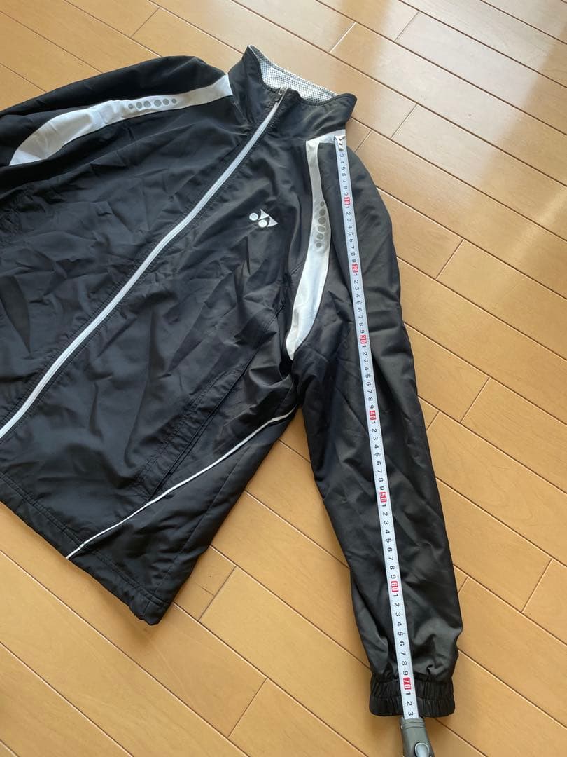 YONEX ヨネックス　裏地付ウィンドブレーカー上下セット　黒ブラック　Mサイズ