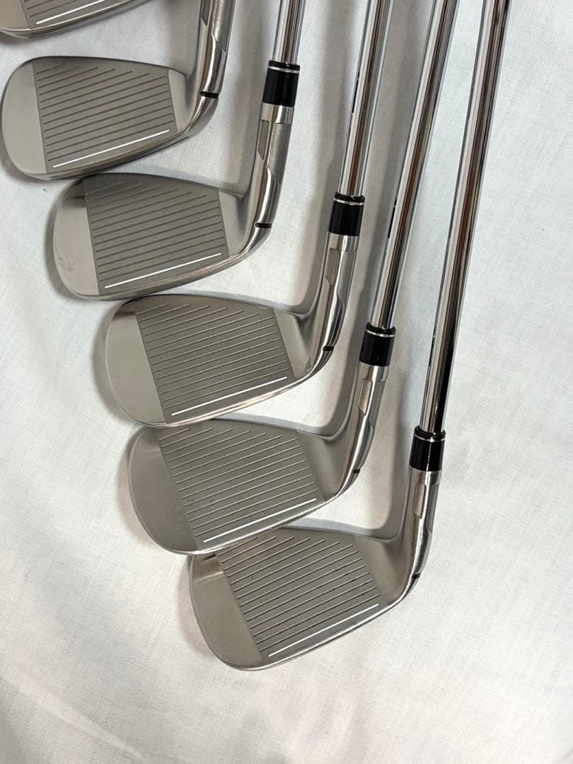 【極美品】ステルス アイアン スチールS テーラーメイド6本セット（6〜AW）