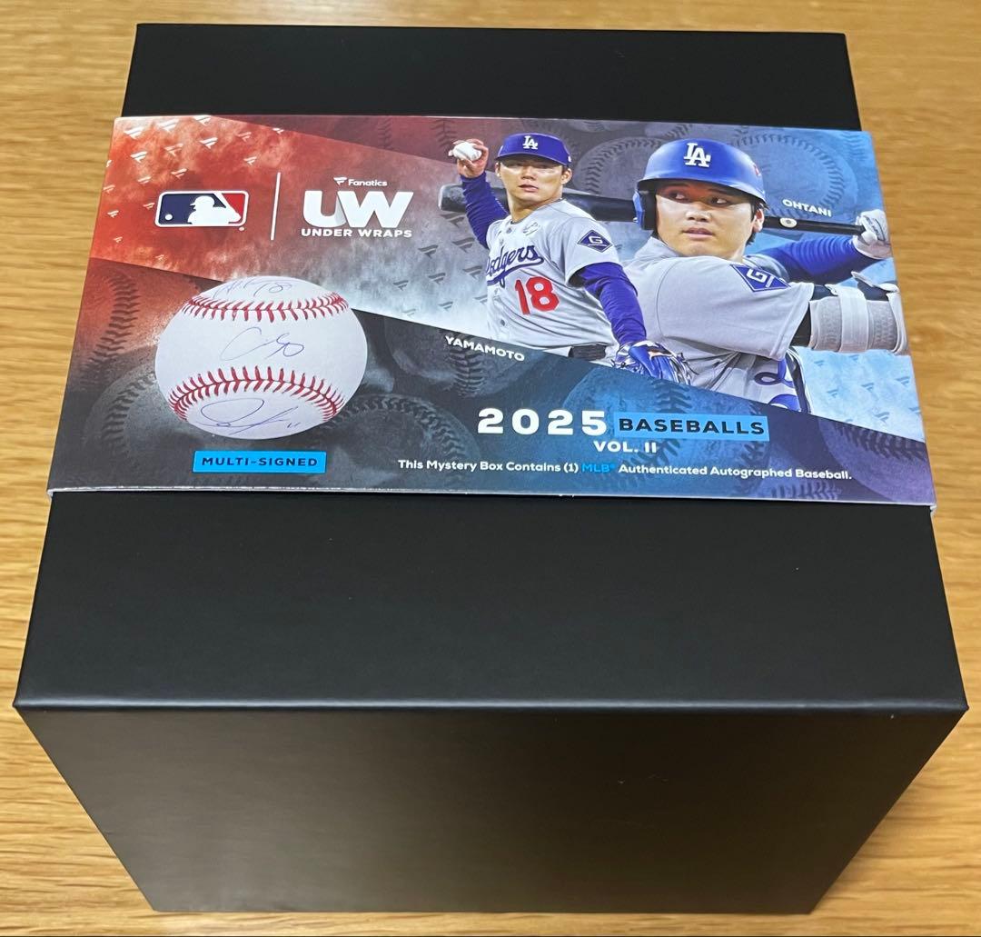 UNDER WRAPS MLB 2025 ポール・スキーンズ 直筆サインボール