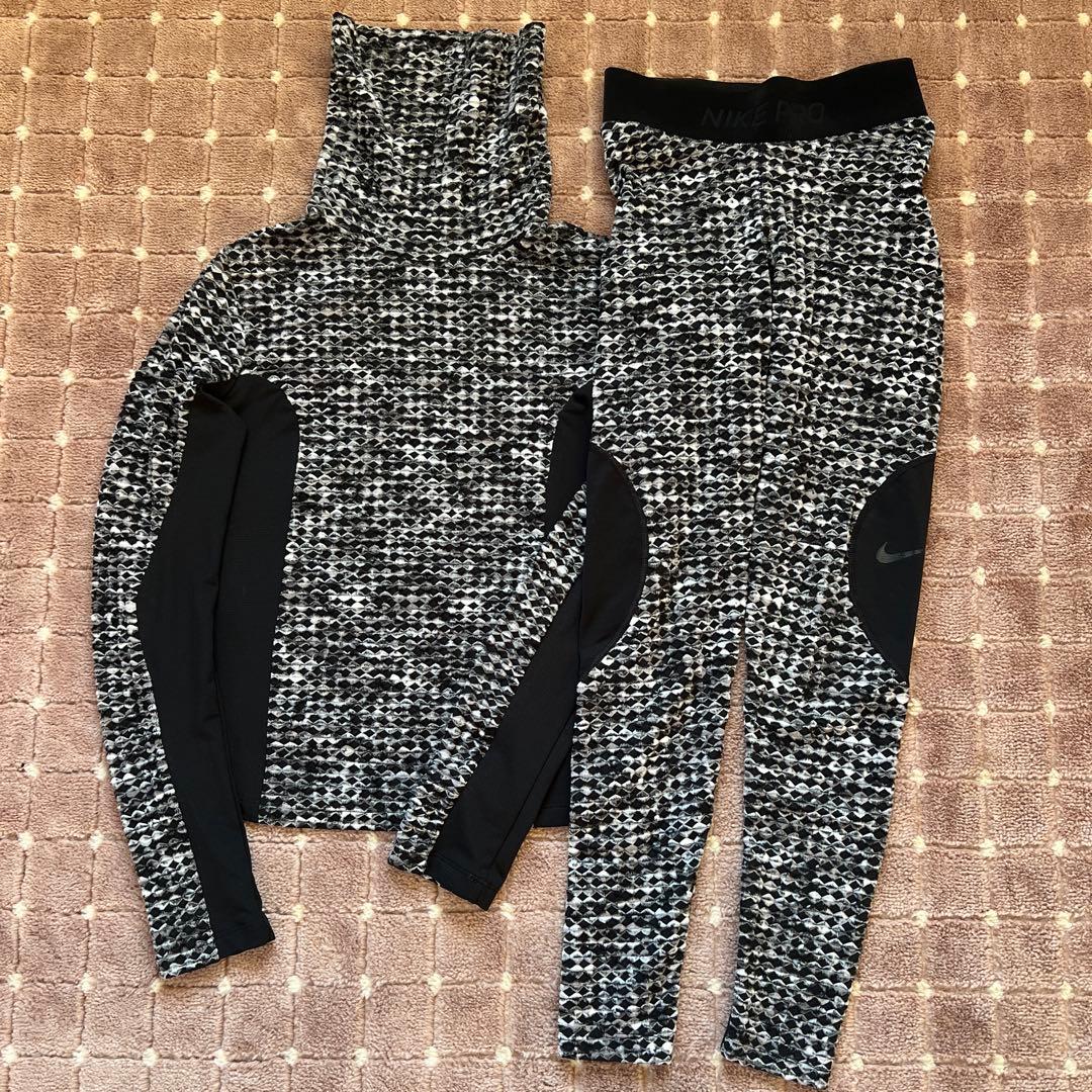 ナイキ　プロ　nike pro hyperwarm セットアップ　トレーニング